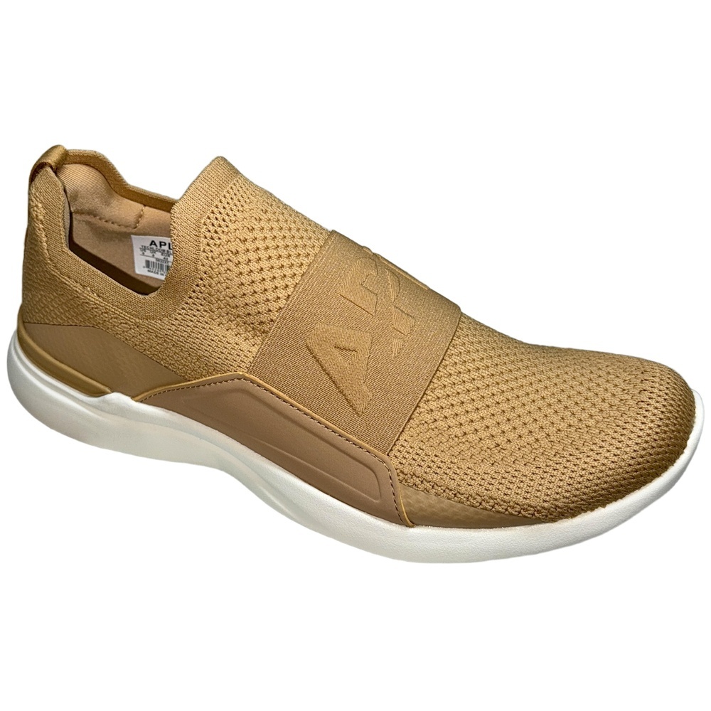NWT APL TechLoom Bliss Tan Ivory Slip On Athletic Running Shoes Sneakers Size 11